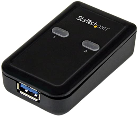 StarTech.com 2ポートUSB 3.0切替器 2回路(2:1)USB 3.0セレクター USBバスパワー対応 USB221SS