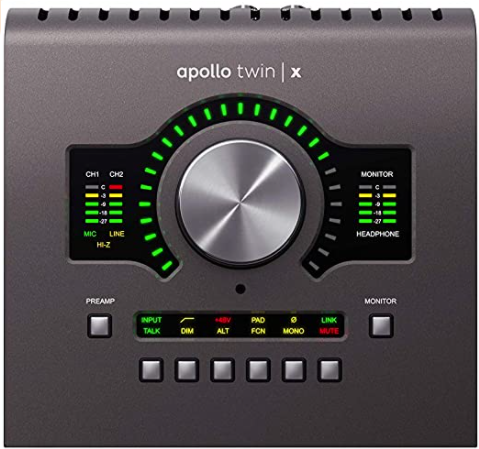 Universal Audio Apollo Twin X/DUO オーディオインターフェース Thunderbolt 10イン / 6アウト【国内正規品】